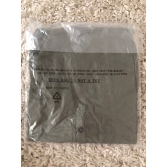 Marine Layer Lexi Top Rib Henley Scoop Neck Long Sleeve Tee Olive Green NWT XL - Picture 8 of 8